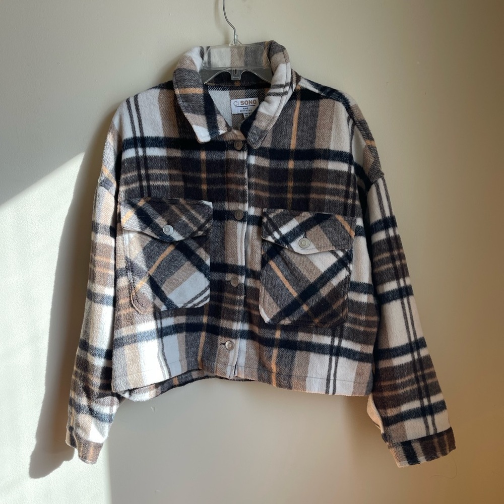 Ci Sono Flannel Jacket Size X-Large - Picture 2 of 5